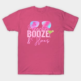 Beaches Booze & Hoes Lover Summer T-Shirt